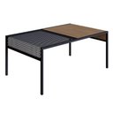 Ver imagem 1 de Mesa De Centro New Hanover E Preto 80 Cm - D’Rossi
