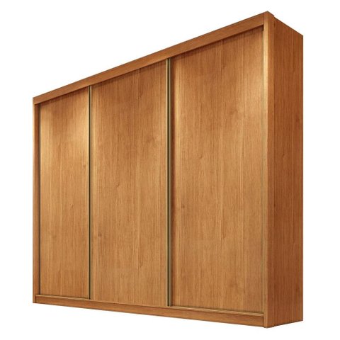 Guarda Roupa Casal Medelim 3 Portas 8 Gavetas Cinamomo - Novo Horizonte