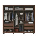 Ver mais imagens de Conjunto Guarda Roupa e Cabeceira Apolo Fendi Havana