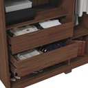 Ver imagem 7 de Conjunto Guarda Roupa e Cabeceira Apolo Fendi Havana