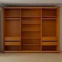 Ver imagem 6 de Guarda-Roupa Casal Mônaco 3 Portas 4 Gavetas com Espelho Freijó/Cinza - Panorama Móveis