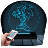 Luminária Led 3d Abajur | Sonic Game Geek Jogo - 1