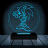 Luminária Led 3d Abajur | Sonic Game Geek Jogo - 2