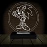 Luminária Led 3d Abajur | Sonic Game Geek Jogo - 7