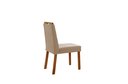 Ver imagem 4 de Conjunto Sala de Jantar Mesa Floripa Madeira Maciça 120x80cm Tampo Retângular Vidro Off White com 4