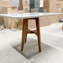 Ver imagem 2 de Mesa de Jantar Base de Madeira Maciça - Milão-1,20 x 0,80 metros - Art Salas