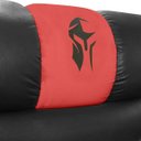 Ver imagem 5 de Poltrona Gamer Sparta com Encosto Reclinável e Carregador Usb:corino Preto/vermelho