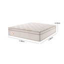 Ver imagem 2 de Colchão Queen High Spring Molas Ecoflex 158x198x33cm Essence Champanhe Marrom