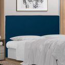Ver imagem 1 de Cabeceira Cama Box King Viena 195 Cm Suede Azul Marinho
