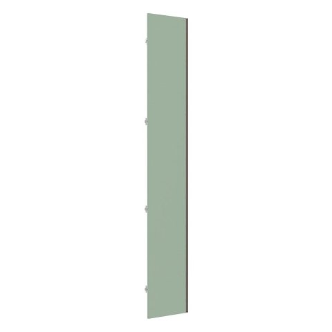 Porta Lateral Closet Individual para Roupeiro 4 Portas com Puxador Perfil Champagne Luciane Móveis