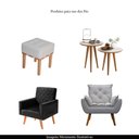 Ver imagem 3 de Kit 4 Pés Palito Quadrado Madeira 30cm para Poltrona Mesa Lateral Puff Mel G75 - Gran Belo Pé Palito