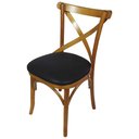 Ver imagem 2 de Cadeira Madeira P/ Sala Jantar Bistrô Gourmet Luxo Estofada