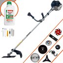 Ver imagem 1 de Roçadeira Anmax Cg430b À Gasolina 43cc 1,7hp 12.000rpm com 8 Opções de Corte + Óleo Stihl