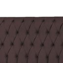 Ver imagem 2 de Cabeceira Casal 140cm Marrom Suede