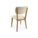 Ver imagem 3 de Cadeira Modelo Orgânica Flow da Treo Made É Estofada e em Madeira Maciça com Cores Neutras e Alta Qu