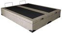 Ver imagem 2 de Cama Box Baú Casal Bipartido Suede Bege 42x138x188