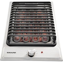 Cooktop Elétrico Inox Barbecue Churrasqueira com Grelha - 3