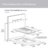 Cooktop Elétrico Inox Barbecue Churrasqueira com Grelha - 6