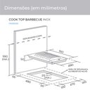 Ver imagem 6 de Cooktop Elétrico Inox Barbecue Churrasqueira com Grelha