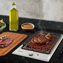Cooktop Elétrico Inox Barbecue Churrasqueira com Grelha - 5