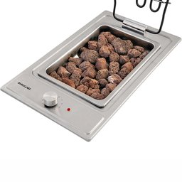 Cooktop Elétrico Inox Barbecue Churrasqueira com Grelha - 4