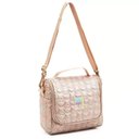 Ver imagem 4 de Kit Mochila de Rodinhas + Lancheira + Estojo Box Just Keep On Smiling Denlex Rose