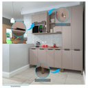 Ver imagem 5 de Cozinha 5 Peças Espaço Micro e Tampo Stylo, Cinammon/Beige