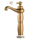 Ver imagem 1 de Torneira Lavabo Bronze Porcelana Monocomando Alta Misturador