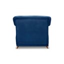 Ver mais imagens de Kit 2 Poltronas Decorativas com 2 Almofadas Armstrong Suede Azul Marinho - Gran Belo