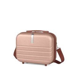 Kit de 3 Malas Polo King com 2 Frasqueiras Rose - Material em ABS - Rodinhas 360º - 3
