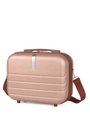 Ver imagem 3 de Kit de 3 Malas Polo King com 2 Frasqueiras Rose - Material em Abs - Rodinhas 360º