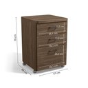 Ver imagem 2 de Gaveteiro 2 Gavetas 1 Arquivo Versatile Munique 47cm