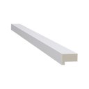 Ver imagem 1 de Acabamento de Poliestireno Ripado Waves Branco Santa Luzia (2un):branco