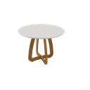 Ver imagem 1 de Mesa de Jantar Redonda 1,10 Arizona - Domus Móveis
