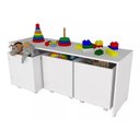 Ver imagem 3 de Rack com Baús Infantil com Porta Livros Carmo 100% Mdf