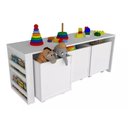 Ver imagem 2 de Rack com Baús Infantil com Porta Livros Carmo 100% Mdf