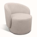 Ver imagem 1 de Poltrona Orgânica Tecido Boucle para Sala Quarto Salão de Beleza Closet Recepção Visammer