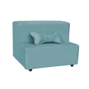 Escada Pet 2 Degraus para Cachorros Almofadada em Veludo Várias Cores Rampa Brinde Pet Luxo Conforto