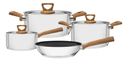 Ver imagem 1 de Jogo de Panelas Inox 4 Pcs Brava Baquelite Tramontina