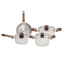 Ver imagem 2 de Jogo de Panelas Inox 4 Pcs Brava Baquelite Tramontina