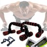 Suporte Flexão de Braço Fixo Barra Apoio Push Up Fit Pilates - 3