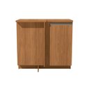 Ver imagem 3 de Balcão de Canto Modulado 1 Porta Flex Kappesberg Canelo