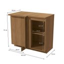 Ver imagem 2 de Balcão de Canto Modulado 1 Porta Flex Kappesberg Canelo