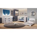 Ver imagem 7 de Quarto De Bebê Berço Eloá Roupeiro Cômoda Branco