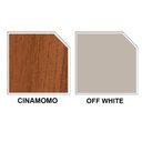 Ver imagem 7 de Buffet Aparador 4 Portas com Pés em Madeira Áurea:off White/cinamomo