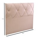 Ver imagem 2 de Cabeceira 140cm Dsoll New Brescia Bege