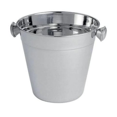 Balde de Gelo em Inox Prata 1.250 Litros - Mimo Style - AN807