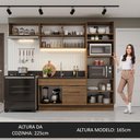 Ver imagem 6 de Armário de Cozinha Completa 270cm Rustic Stella Madesa 10