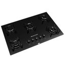Ver imagem 1 de Fogão Cooktop 5 Bocas Bdd75ae Brastemp Preto Bivolt