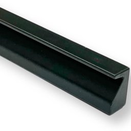 Puxador de Armário Preto 20cm Líbero Nuevo Torralba Cava Invertida Facetato - 7